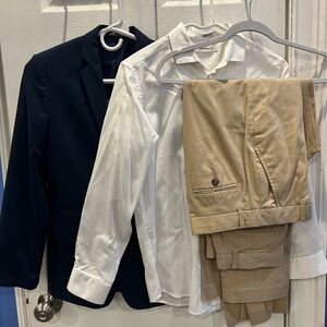 Van Heusen Flex Navy Jacket & Shirt plus Pants Set ⭐️